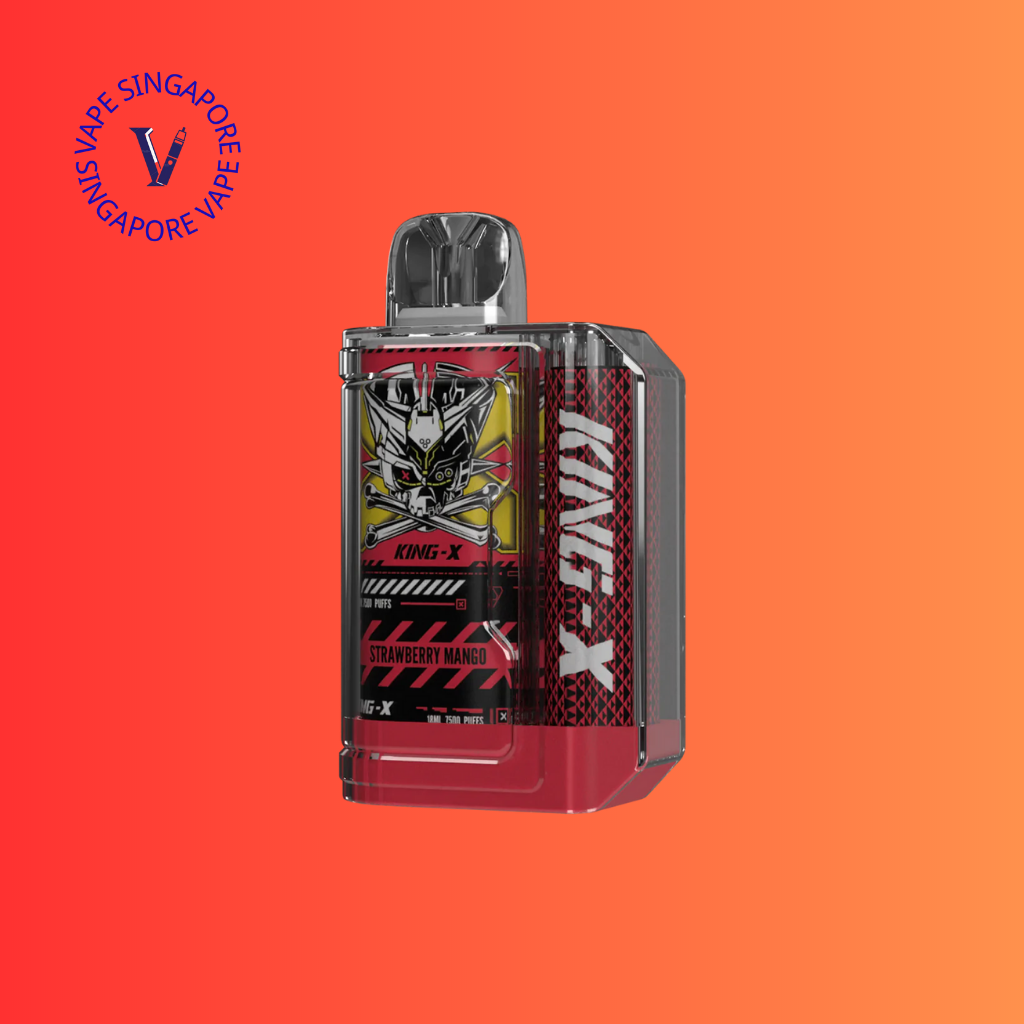 King X 7500 puff rechargeable disposable vape - Vape Singapore SG Vape