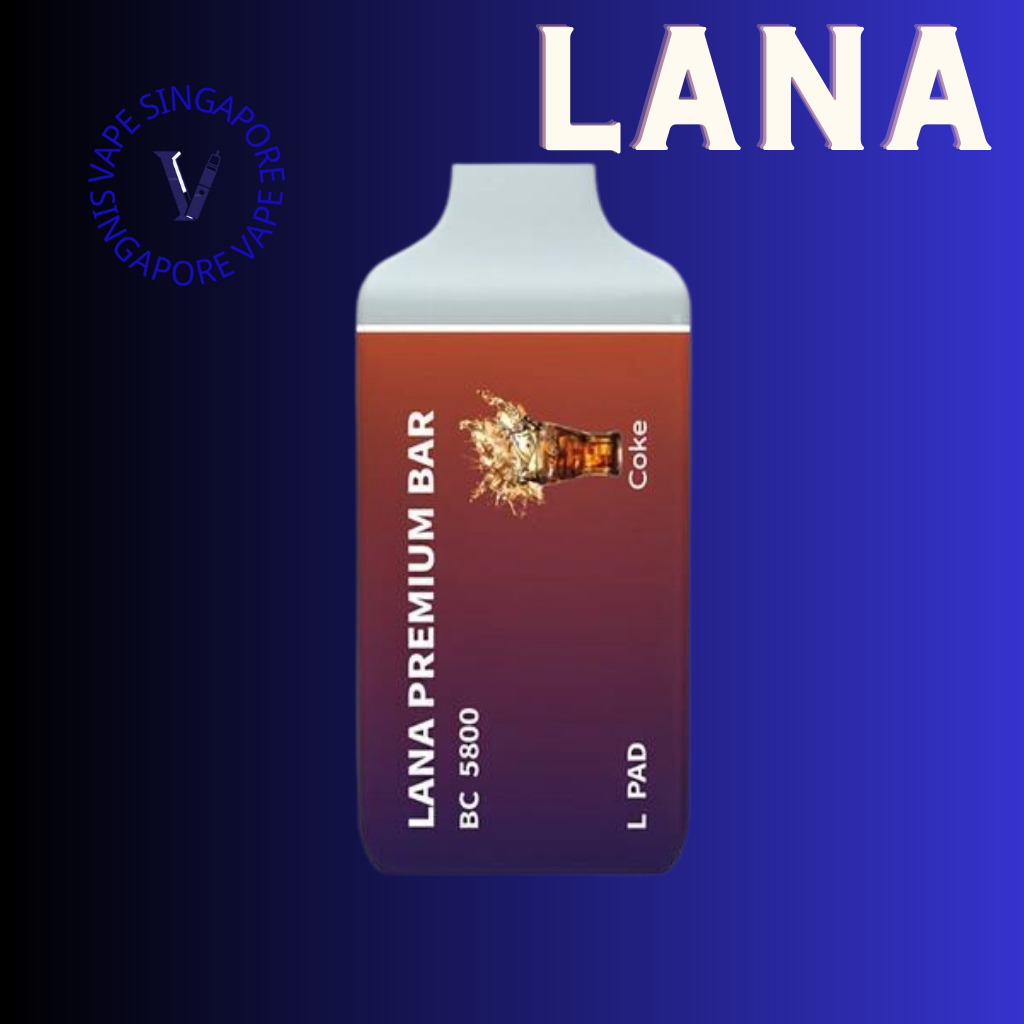 Lana Premium Bar 5800 puff disposable vape - Vape Singapore SG Vape